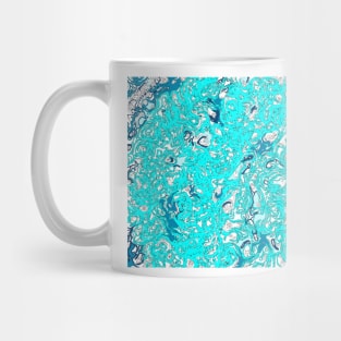 Turquoise, blue, Supernova Mandala Mug